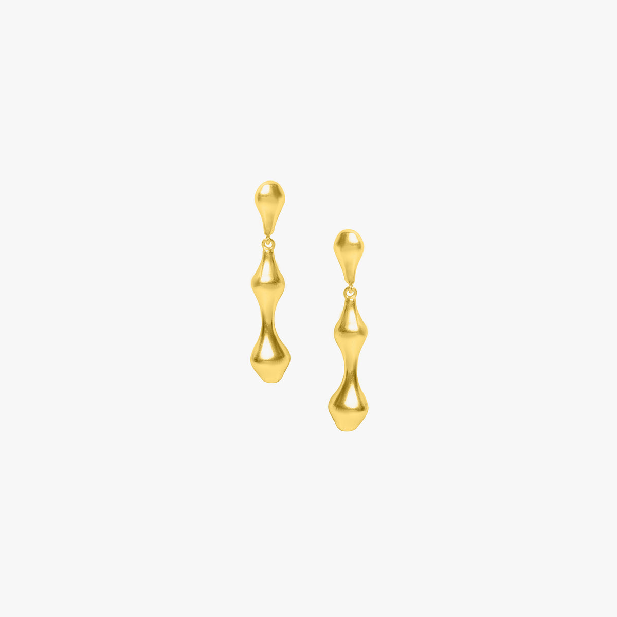 Droplet Dangles - Gold Tone