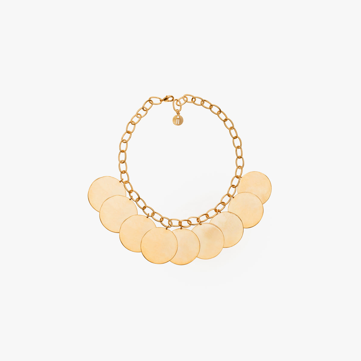 COIN NECKLACE - GOLD TONE